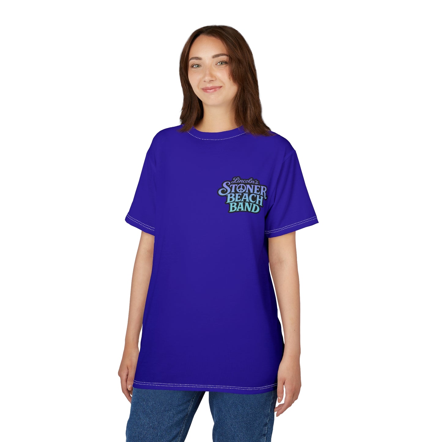 Stoner Beach Band Graphic Tee Retro Surf Logo T-Shirt