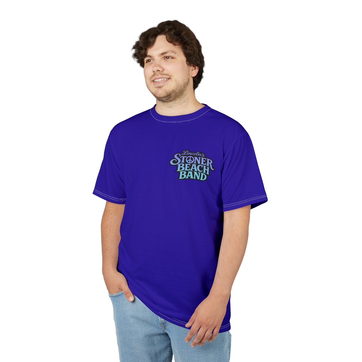 Stoner Beach Band Graphic Tee Retro Surf Logo T-Shirt
