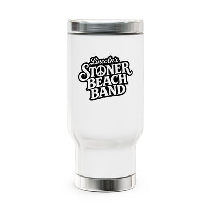 Stoner Beach Band 14oz Stainless Steel Travel Mug with Handle