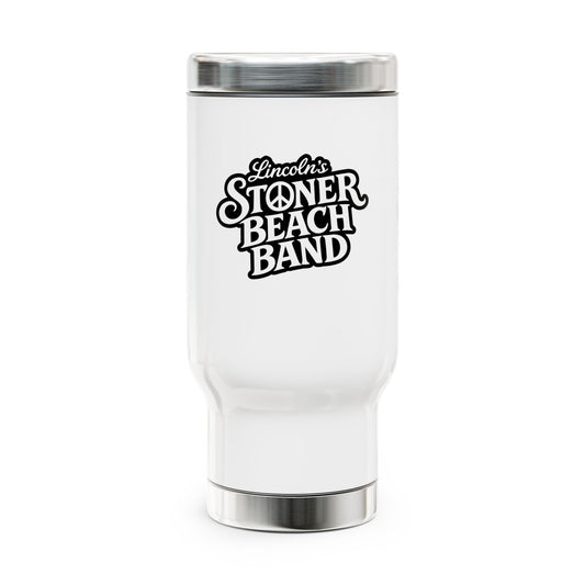 Stoner Beach Band 14oz Stainless Steel Travel Mug with Handle