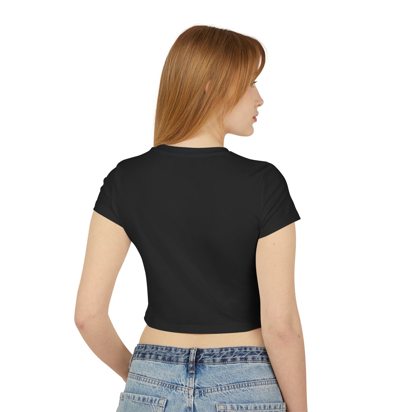Stoner Beach Band Women's Baby Tee — Retro Surf Band Crop Top