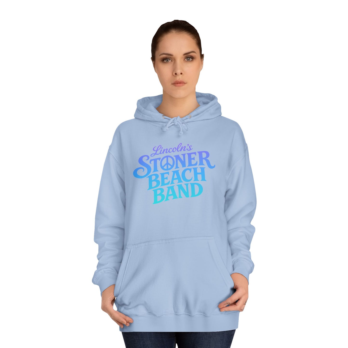 Stoner Beach Band Hoodie — Retro Surf Music Pullover
