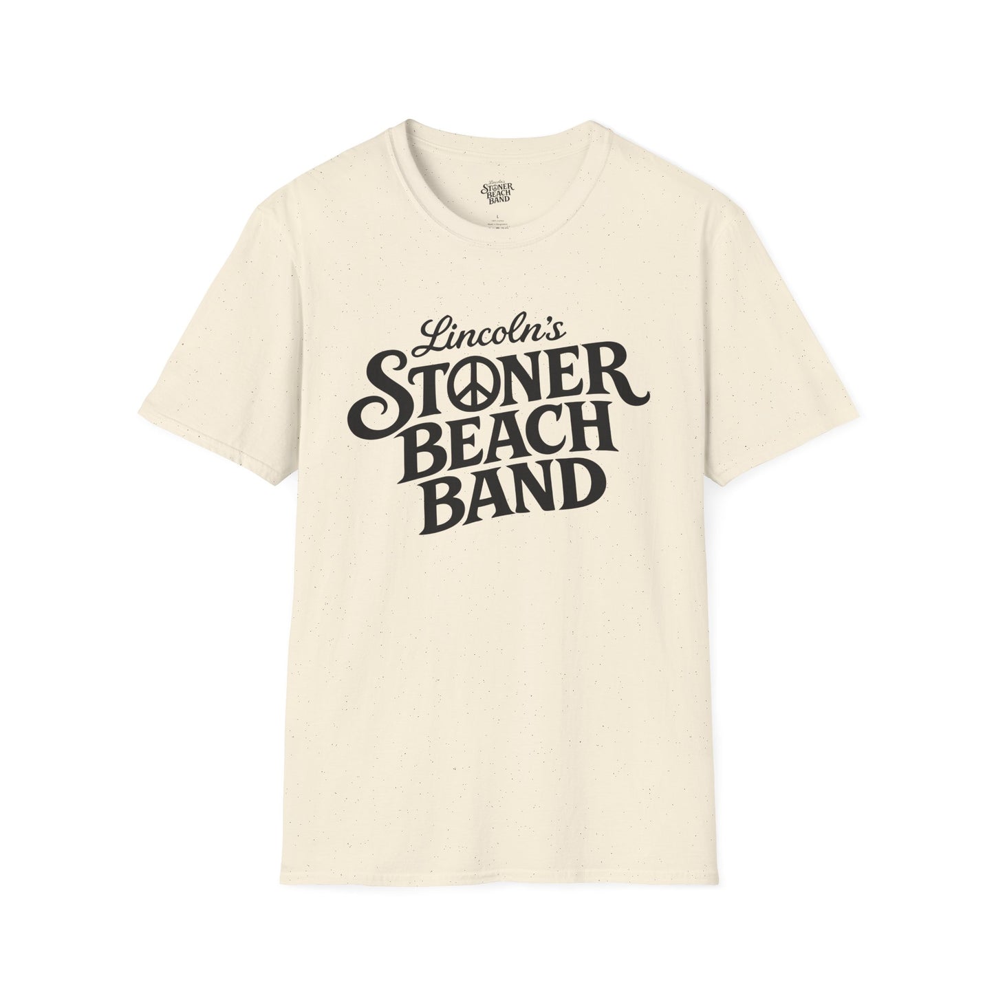 Stoner Beach Band T‑Shirt — Retro Peace Logo Tee