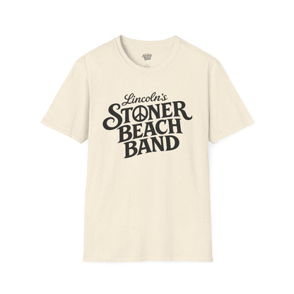Stoner Beach Band T‑Shirt — Retro Peace Logo Tee