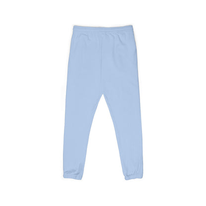 Graphite Fleece Sweatpants with 'Good Vibes' Neon Script — Cozy Casual Lounge Pants