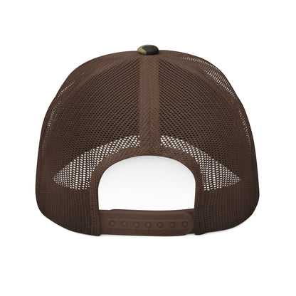 Camo Trucker Hat — Embroidered ‘Stoner Beach Band’ Logo