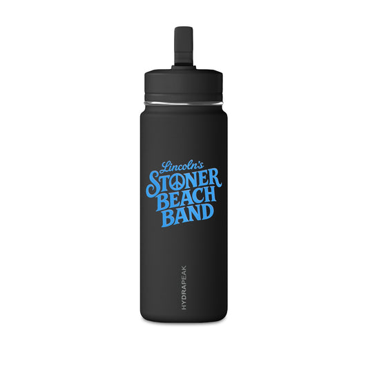 Stoner Beach Band 20oz Water Bottle Insulated Sports Straw Bottle