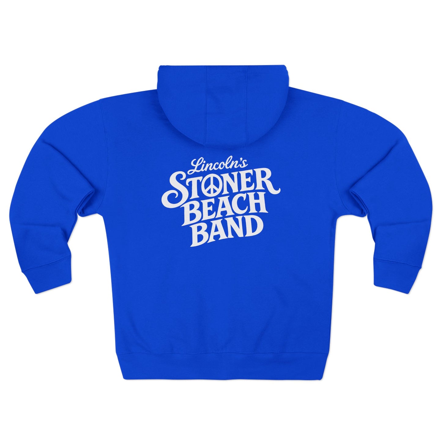 Stoner Beach Band Zip Hoodie Retro Band Logo Music Fan Hoodie