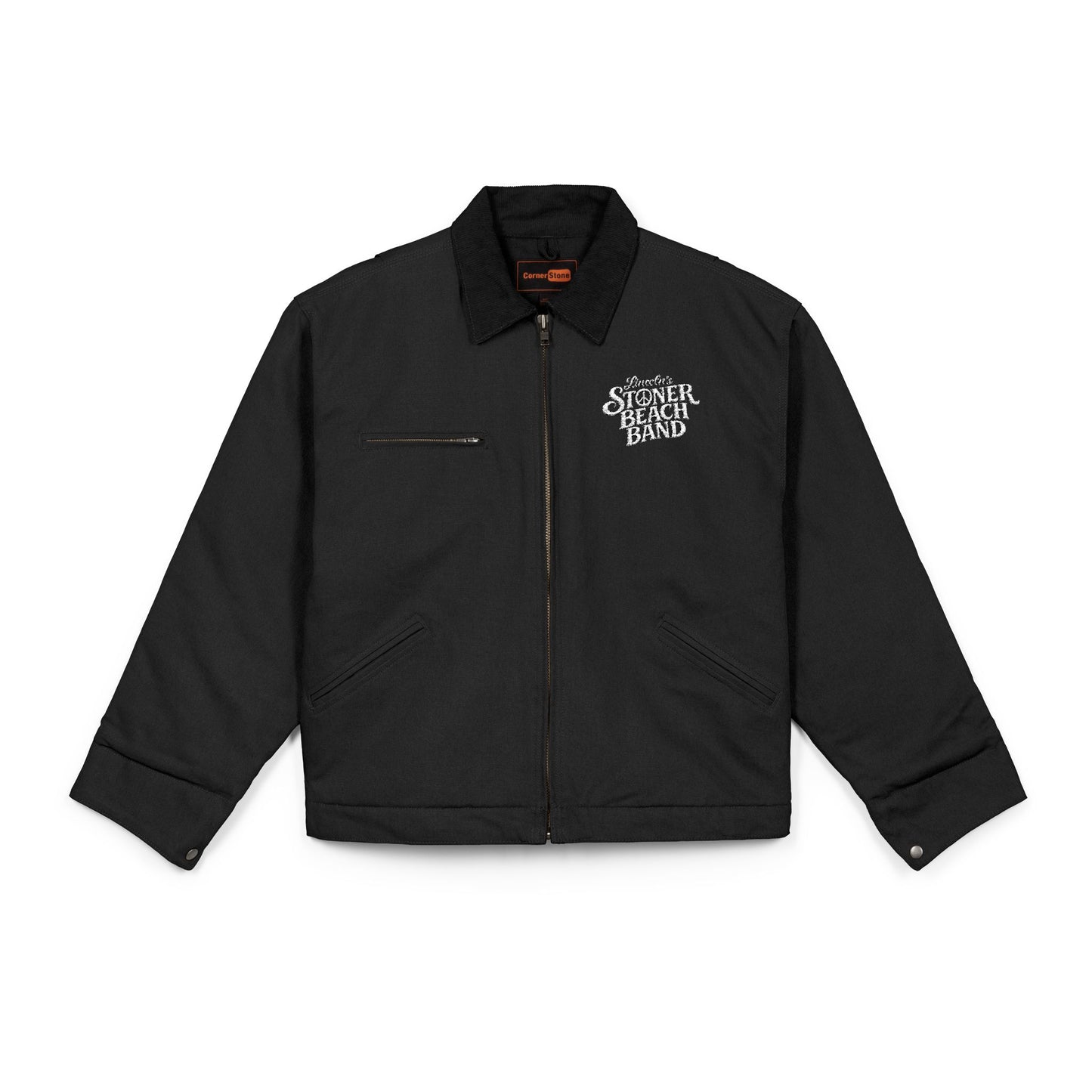 Work Jacket 'Support Your Local' Chest Logo Duck Cloth Jacket