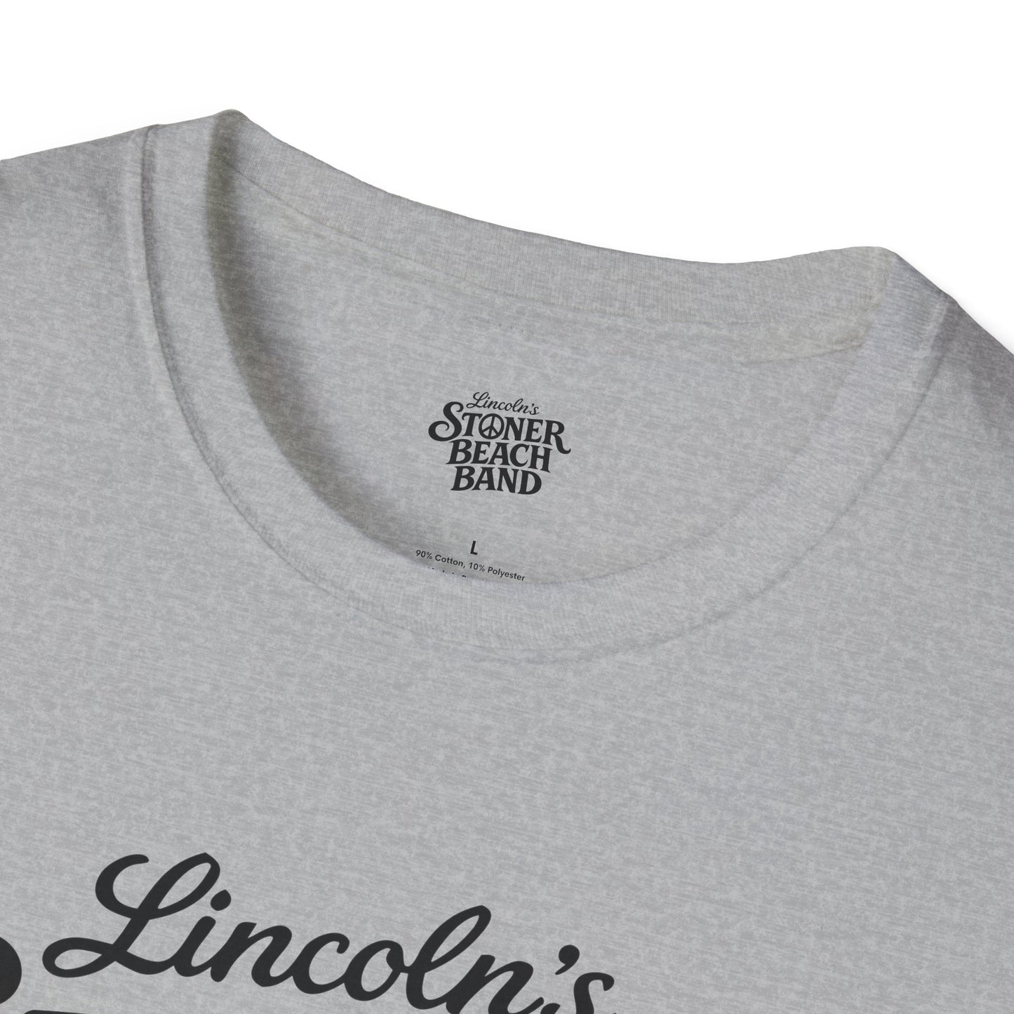 Stoner Beach Band T‑Shirt — Retro Peace Logo Tee