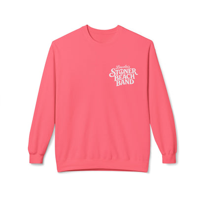 Stoner Beach Band Crewneck Sweatshirt — Retro Surf Logo Pullover
