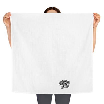 Stoner Beach Band Tea Towel Small Logo Kitchen Towel, Music Fan Gift