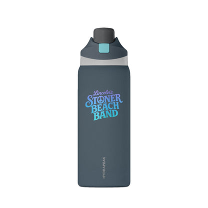 Insulated Water Bottle — 'Stoner Beach Band' 32oz Stainless Travel Bottle