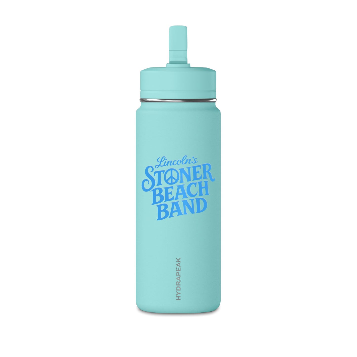 Stoner Beach Band 20oz Water Bottle Insulated Sports Straw Bottle