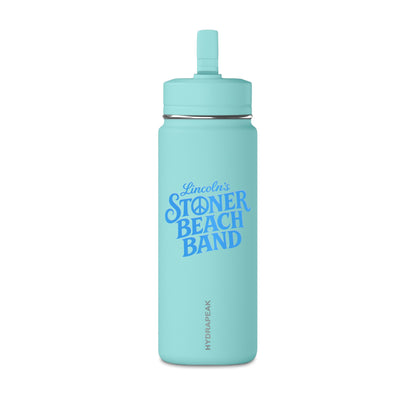 Stoner Beach Band 20oz Water Bottle Insulated Sports Straw Bottle