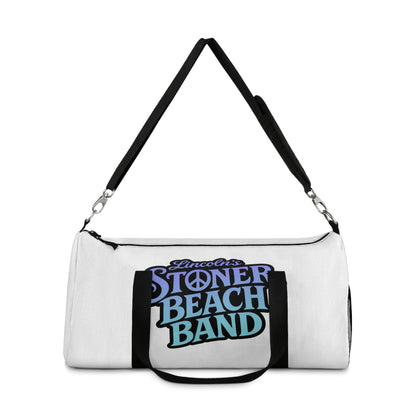Stoner Beach Band Duffel Bag – Travel Gym Weekend Bag with Retro Surf Logo