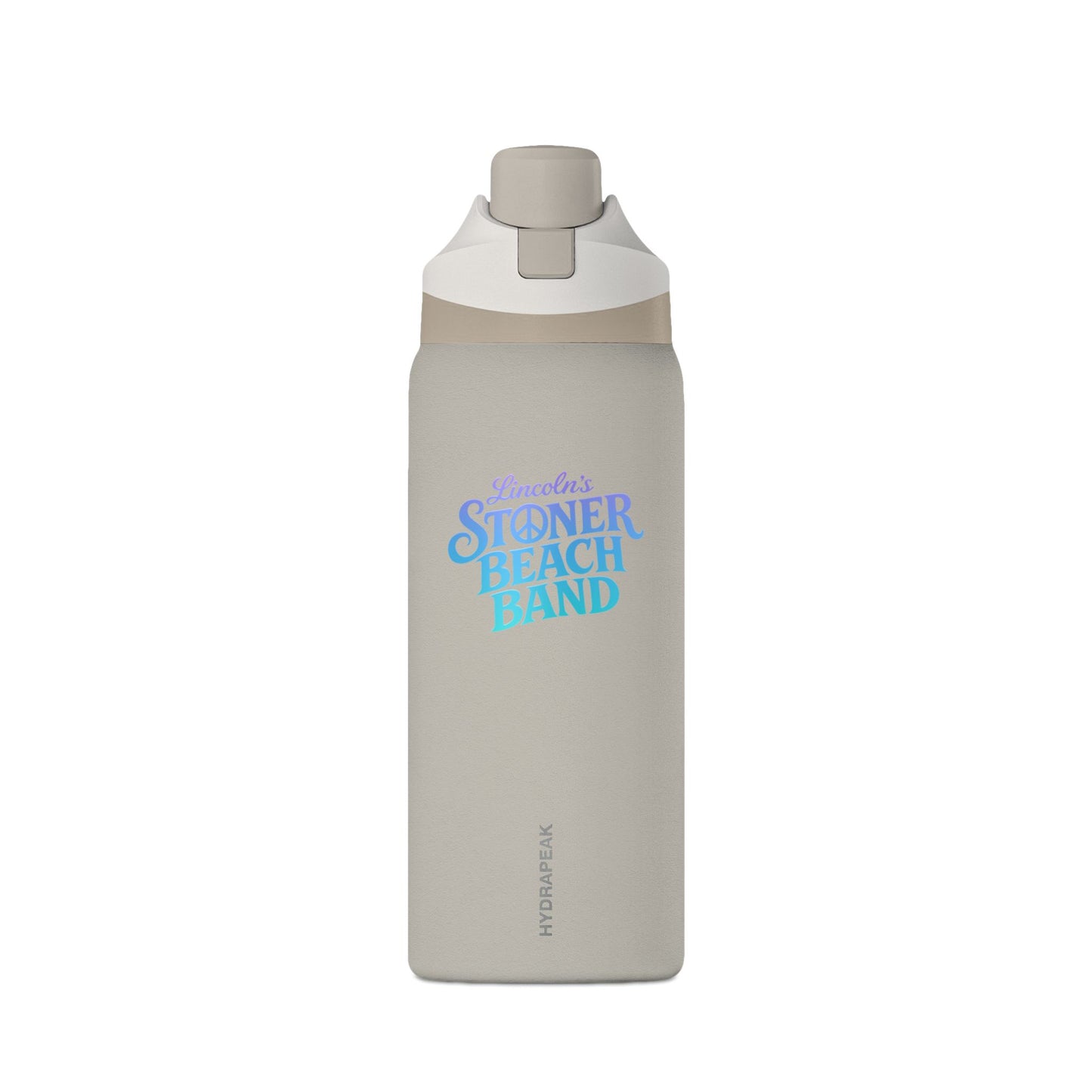 Insulated Water Bottle — 'Stoner Beach Band' 32oz Stainless Travel Bottle