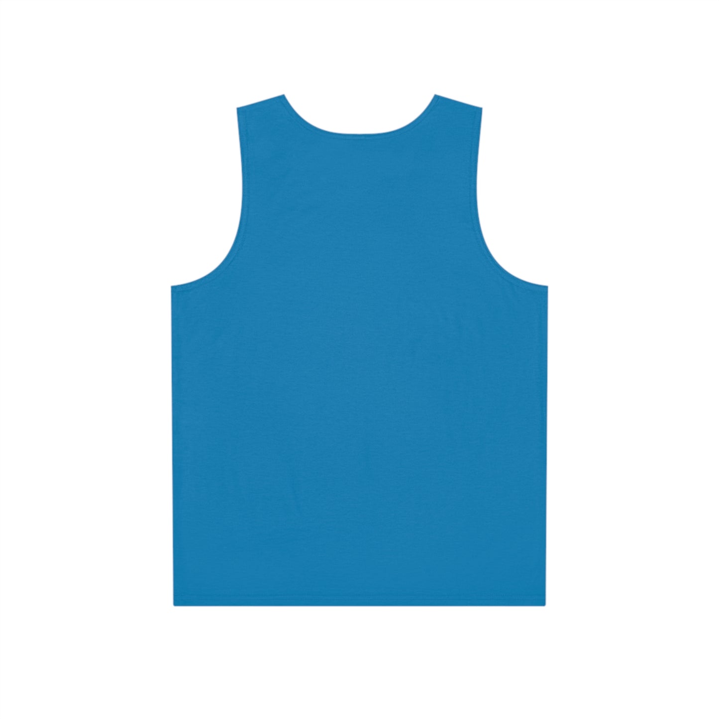 Men's Tank Top - 'Never Too Much Dad' Beach Dad Graphic