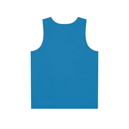 Men's Tank Top - 'Never Too Much Dad' Beach Dad Graphic