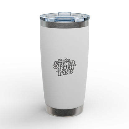 20oz Engraved Tumbler — Stoner Beach Band Logo Stainless Travel Cup