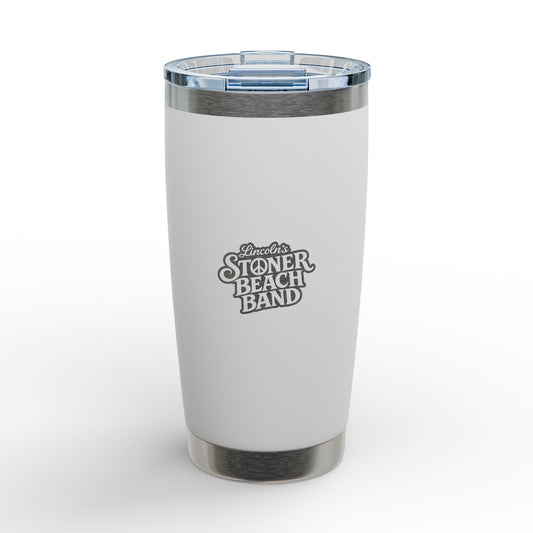 20oz Engraved Tumbler — Stoner Beach Band Logo Stainless Travel Cup