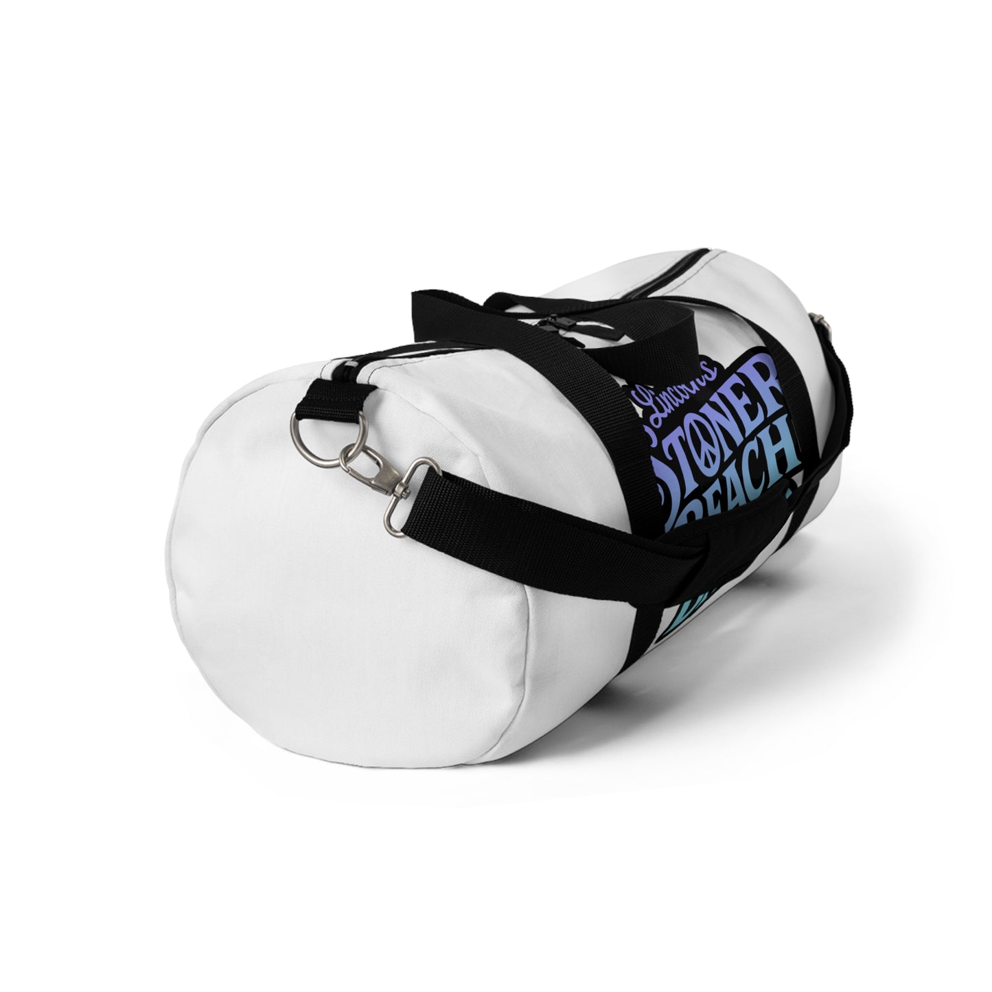 Stoner Beach Band Duffel Bag – Travel Gym Weekend Bag with Retro Surf Logo