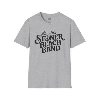Stoner Beach Band T‑Shirt — Retro Peace Logo Tee