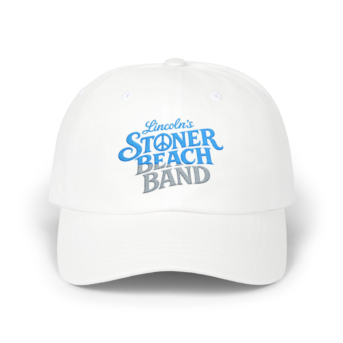 Classic Dad Cap — "Lincoln's Stoner Beach Band" Embroidered Baseball Hat