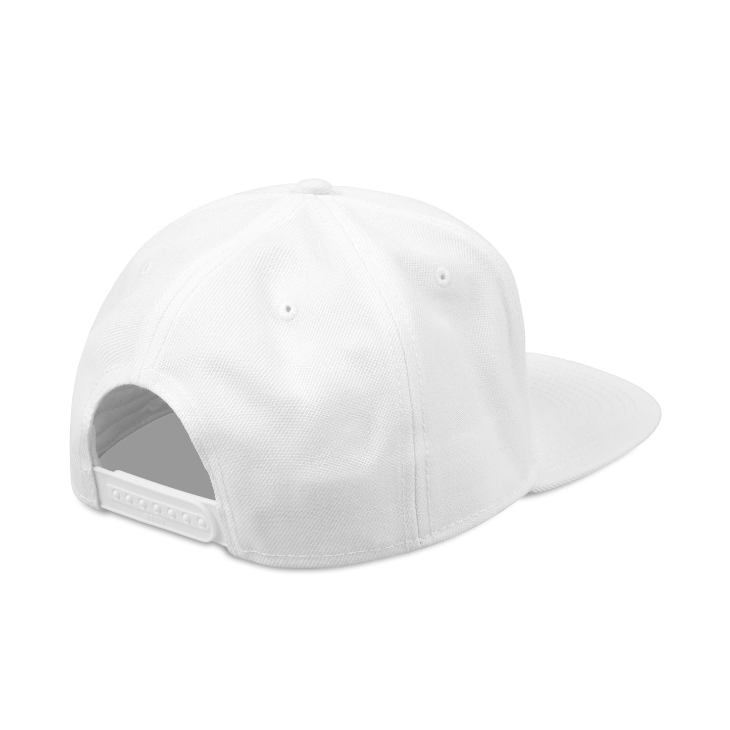 Embroidered Snapback Hat, Never Back Down" Streetwear Cap (Black/Red)