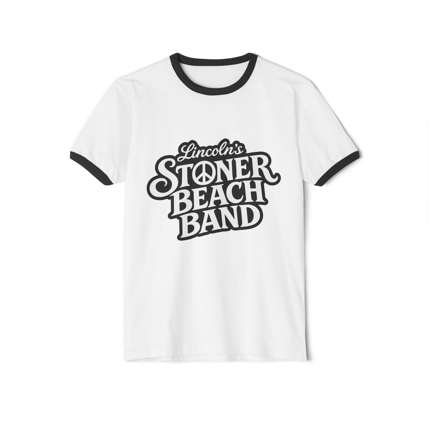 Stoner Beach Band Graphic Ringer T-Shirt
