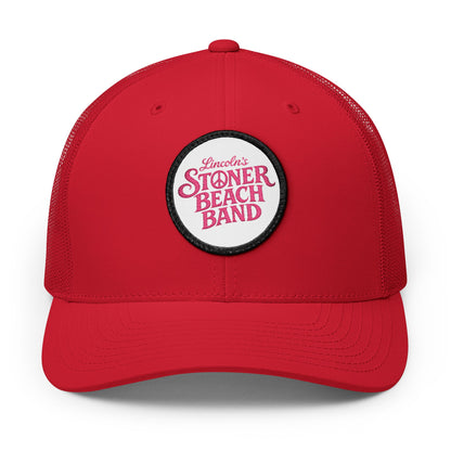 Trucker Cap — Stoner Beach Band Embroidered Patch Snapback
