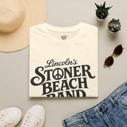 Stoner Beach Band T‑Shirt — Retro Peace Logo Tee
