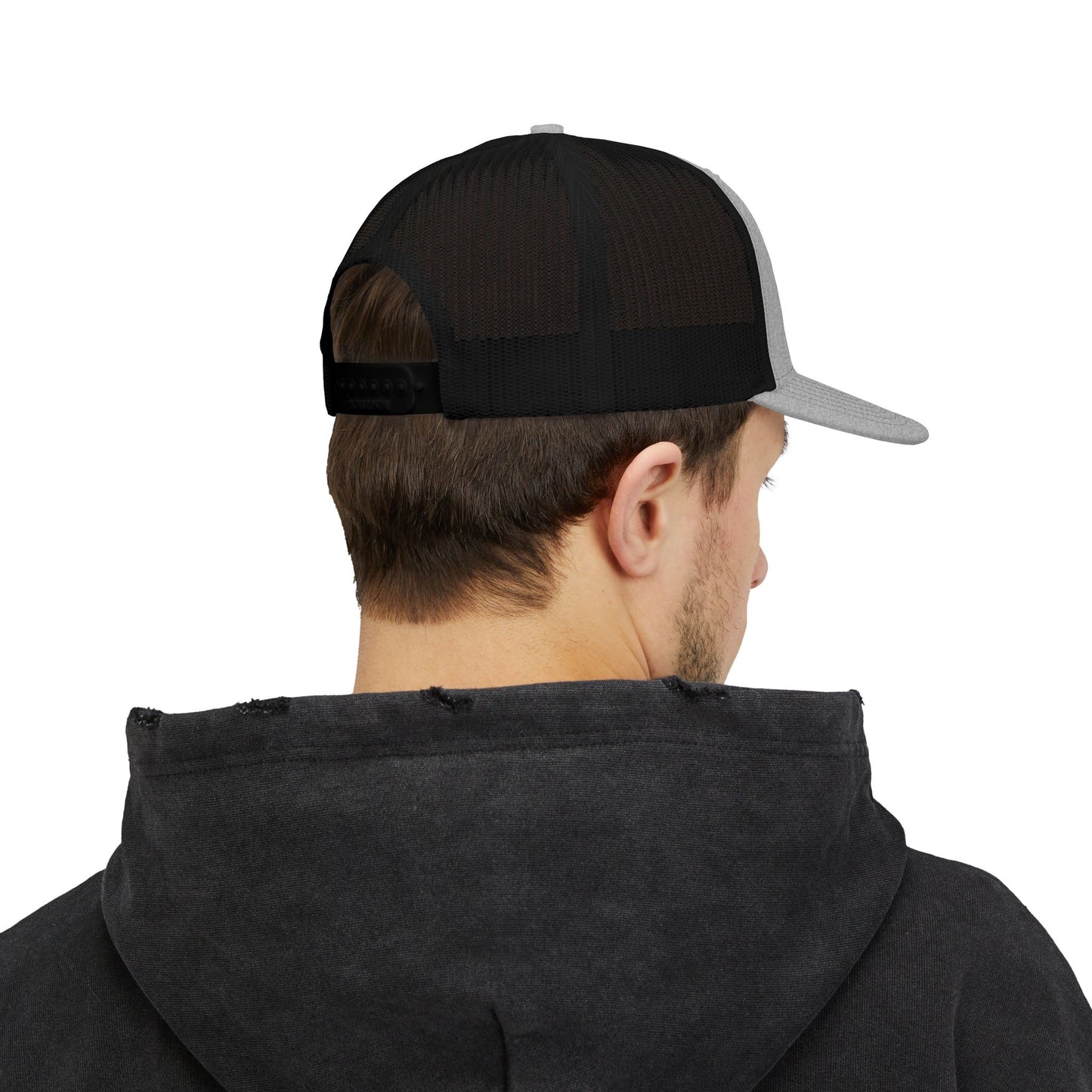 Stoner Beach Band Snapback Trucker Cap — Retro Surf Music Logo Hat