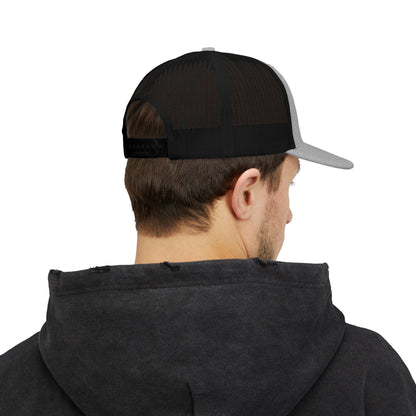 Stoner Beach Band Snapback Trucker Cap — Retro Surf Music Logo Hat