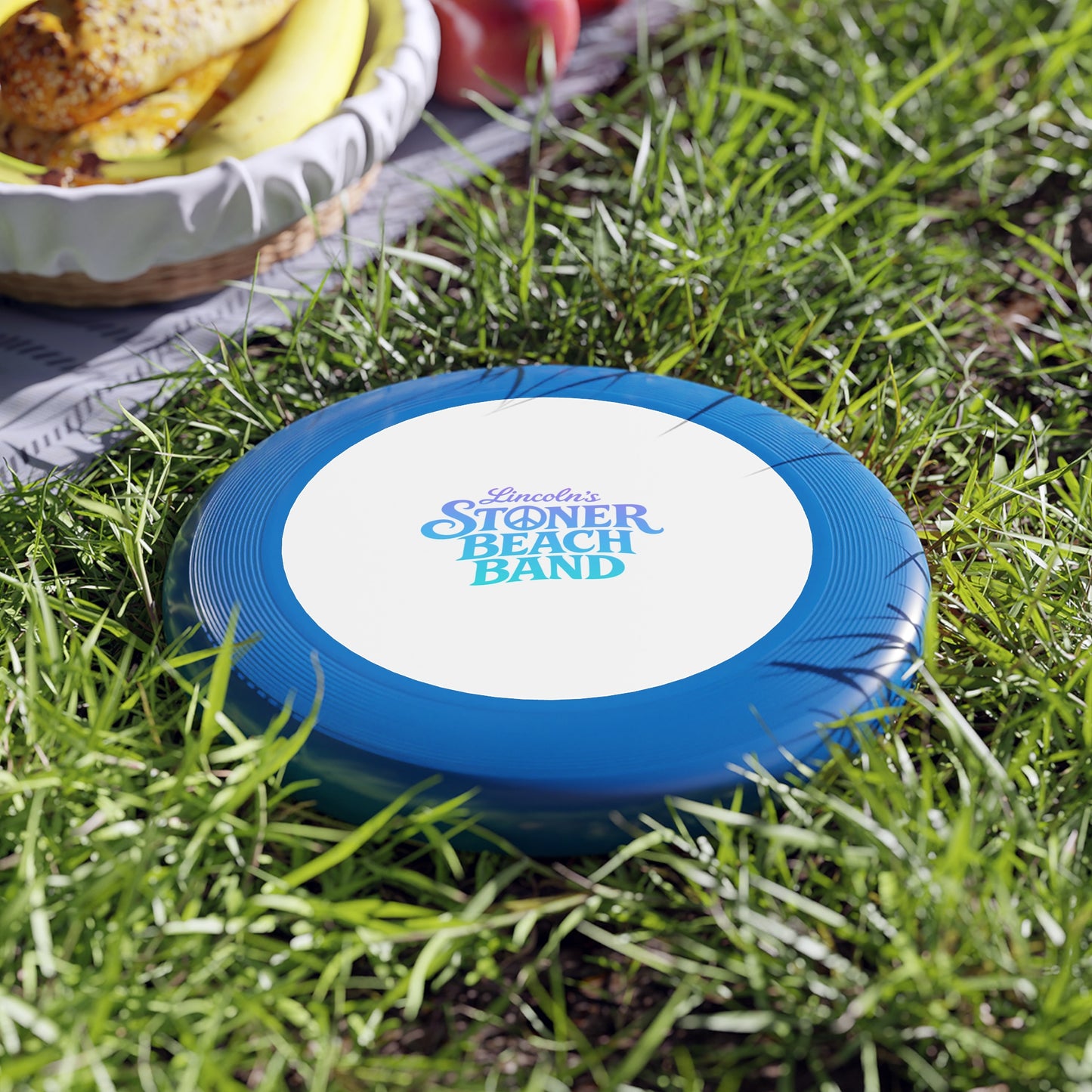 Frisbee — Lincoln's Stoner Beach Band Retro Logo Flying Disc