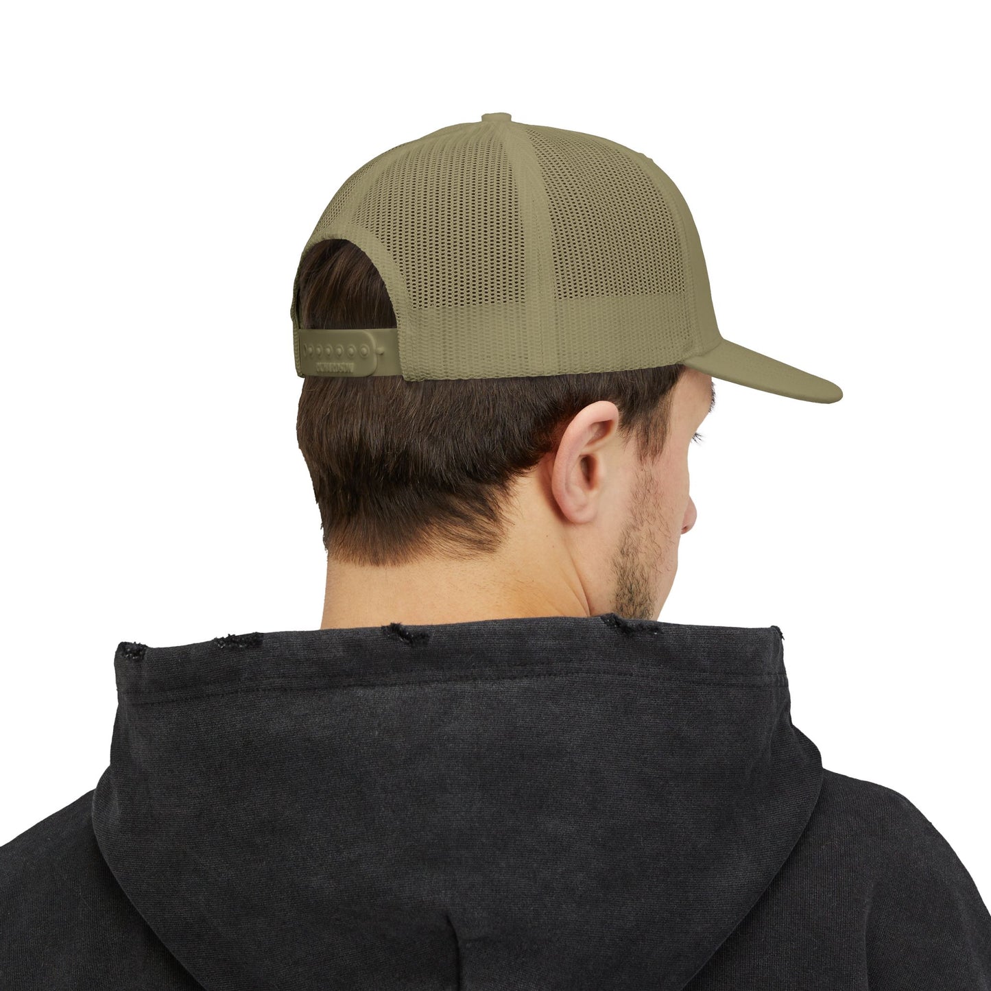 Stoner Beach Band Snapback Trucker Cap — Retro Surf Music Logo Hat