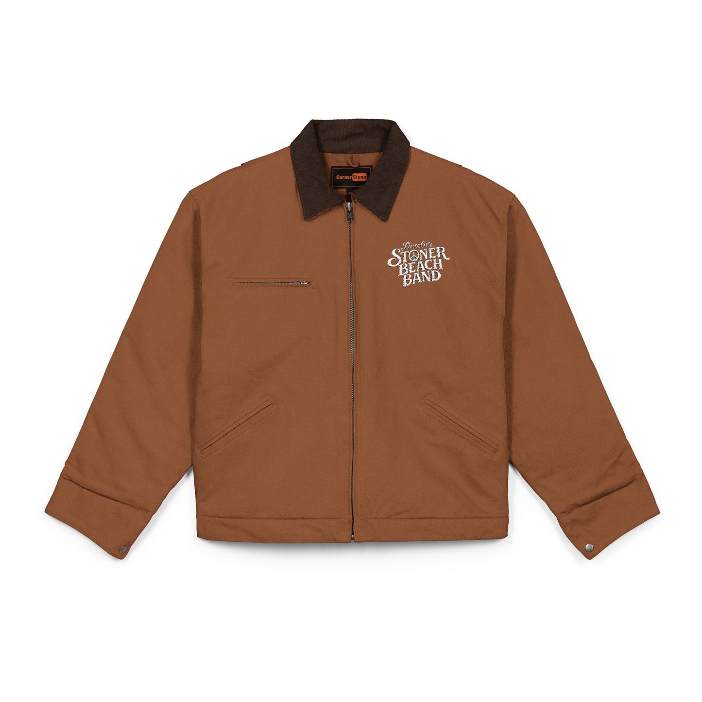 Work Jacket 'Support Your Local' Chest Logo Duck Cloth Jacket