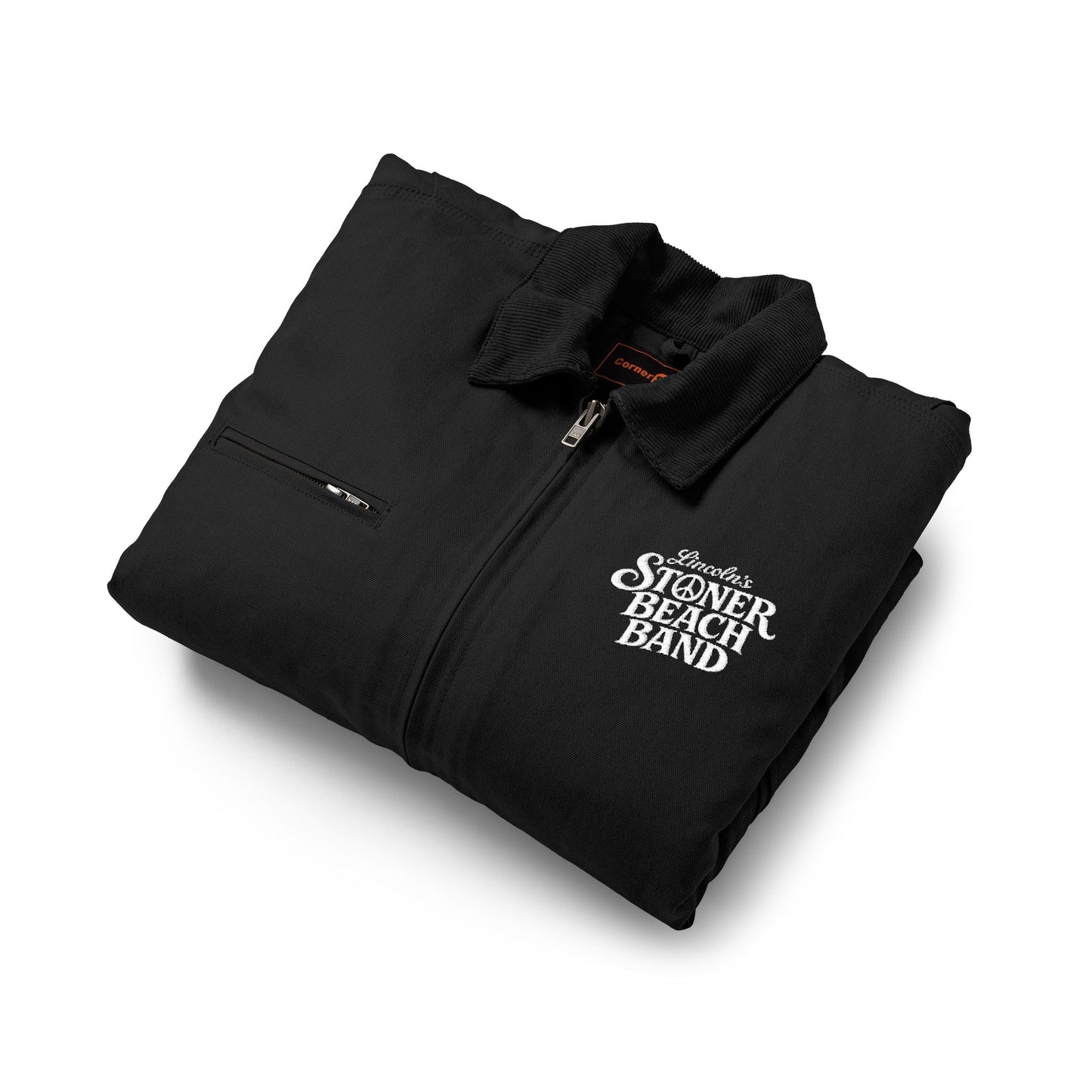 Work Jacket 'Support Your Local' Chest Logo Duck Cloth Jacket