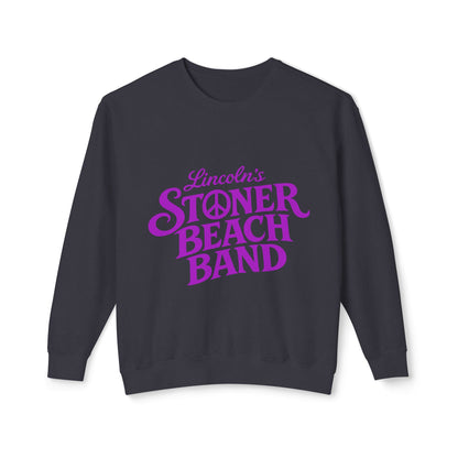 Stoner Beach Band Crewneck Sweatshirt — Lincoln's Retro Peace Logo