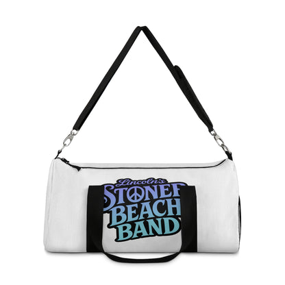 Stoner Beach Band Duffel Bag – Travel Gym Weekend Bag with Retro Surf Logo