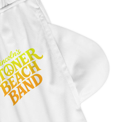 Stoner Beach Band Basketball Shorts Retro Surf Logo Athletic Shorts