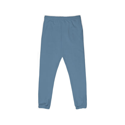 Graphite Fleece Sweatpants with 'Good Vibes' Neon Script — Cozy Casual Lounge Pants